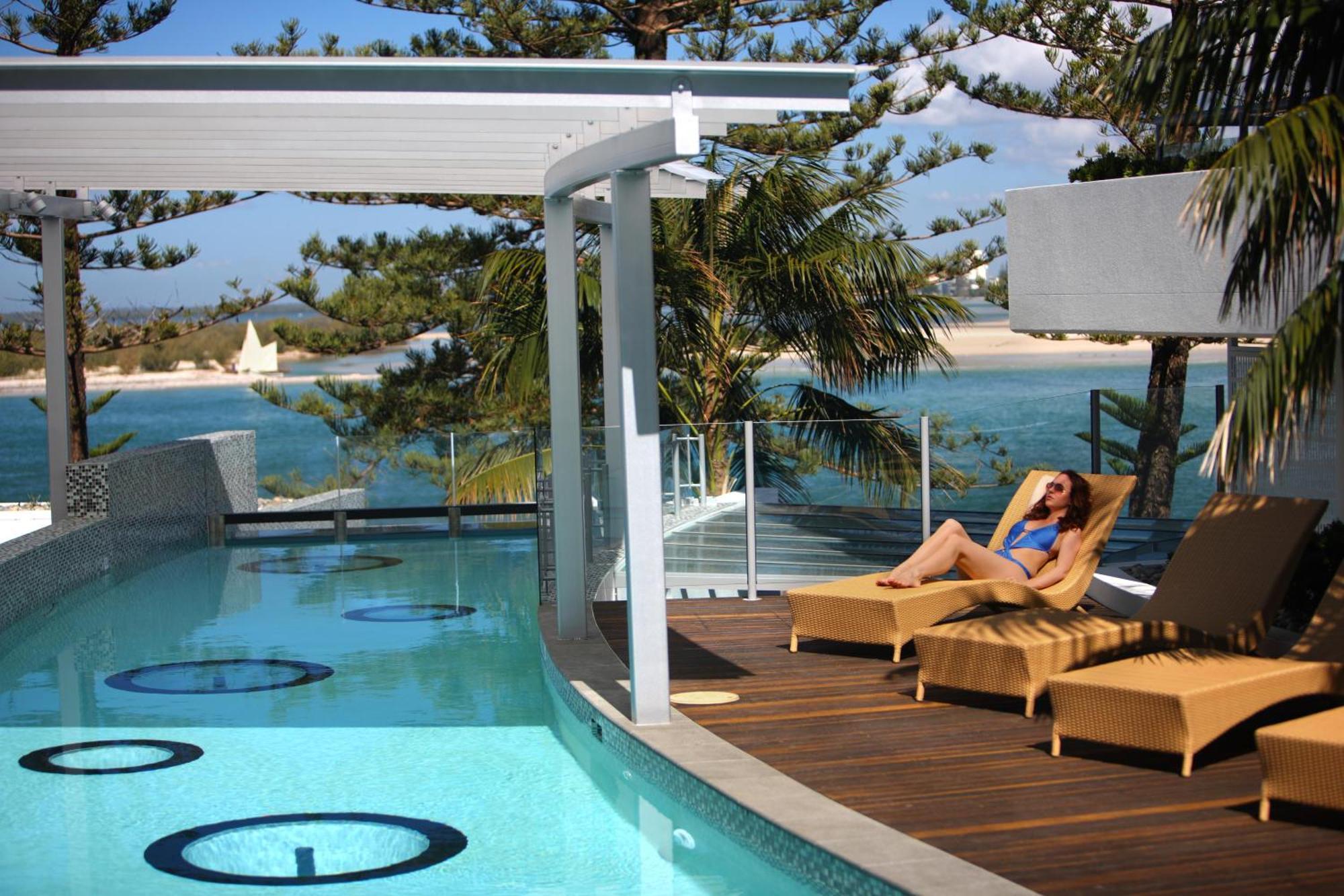 Rumba Beach Resort Καλούντρα Εξωτερικό φωτογραφία Pool at Peppers Beach Club Resort