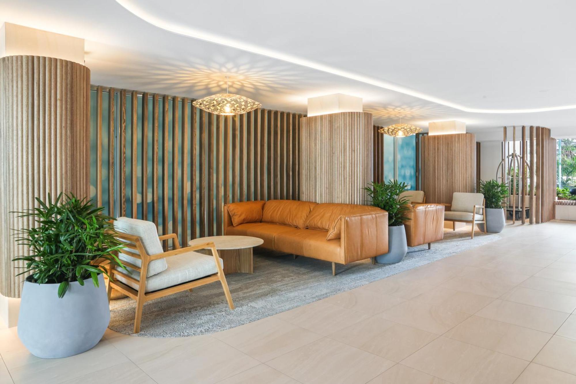 Rumba Beach Resort Καλούντρα Εξωτερικό φωτογραφία The lobby of the hotel